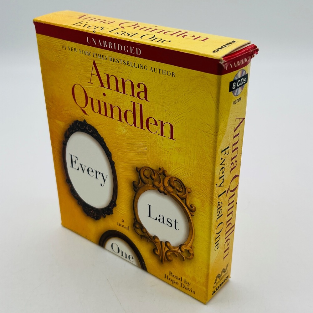 Every Last One Anna Quindlen Audiobook Unabridged 8 CD Set Read by Hope‎ Davis